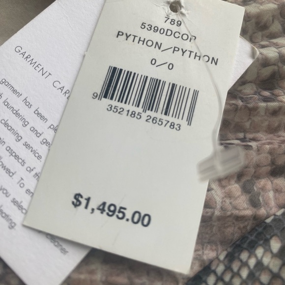 Zimmerman NWT corsage sneak print mini Dress - Picture 3 of 5